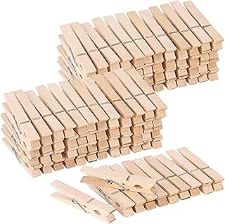 BIFROSTTM wooden clothespins, 20 pieces, bamboo linen pins to dry clothes, fabric plugs that are easy to use, hangers to keep clothes on the drying line... DIAYTAR NIGERIA brings online shopping to every Nigerian with affordable prices and reliable shipping.