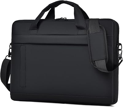 Kokijo laptop bag for men and women, size 15.6 inches, shoulder bag for laptop with computer strap, handbag for travel and work (black), black.. DIAYTAR NIGERIA: Where affordability meets variety in Nigeria's most comprehensive online marketplace.