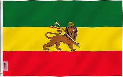 Inli Ethiopia flag with Fly Breeze Lion Size 3 X.. DIAYTAR NIGERIA: Your gateway to affordable shopping with thousands of products delivered nationwide.
