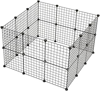 Portable cage with 24 panels for small pets, rabbits, portable interior courtyard for squirrels and guinea pigs, fence and tent for puppies.. DIAYTAR NIGERIA transforms dreams into deliveries with our affordable prices and 5-8 day shipping.