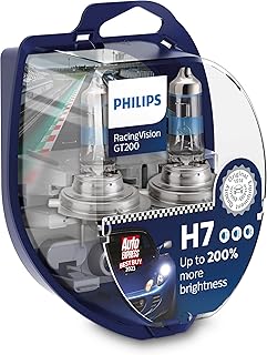 Philips Racing Vision GT200 H7 577928 +200%light bulb, lot of 2.. You shop, we deliver — quick and easy with DIAYTAR Nigeria.