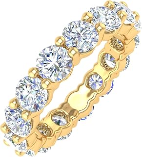 Wedding ring with diamond eternity 5 carats in gold 14.. DIAYTAR NIGERIA: Your affordable shopping destination with thousands of products delivered in days.