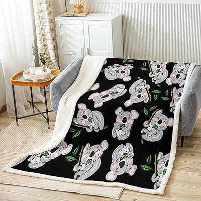 Feel u cute wild animal koala fluffy sherpa fleece cartoon wildlife pattern couverture pour chaise.. Get more for less on DIAYTAR Nigeria — Nigeria’s favorite e-commerce platform.