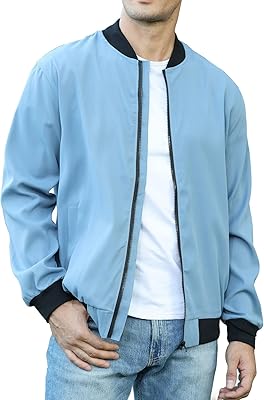 Summer aviator jacket for men's light and relaxed sports jacket.. DIAYTAR NIGERIA: Where shopping is affordable, selection is vast, and delivery is always reliable.