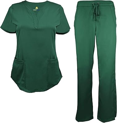 Set of Ultra Soft Medical clothing in Y -collar for women.. DIAYTAR NIGERIA: Bringing quality products to your doorstep at prices that won't break the bank.