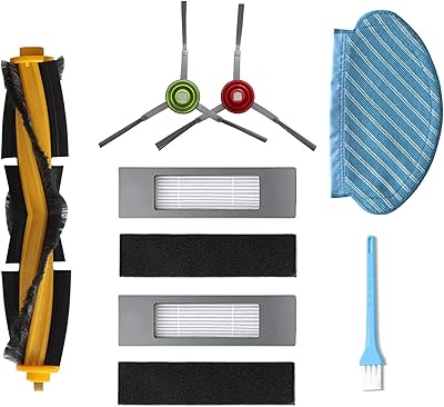 Set of Kong DI rotating fabric cleaning brushes for spare parts for robot vacuum cleaner Ecofax Depot Ozmo 950 / Ozmo 920 / N8.. Your complete shopping companion, DIAYTAR NIGERIA offers extensive selection delivered within the week.