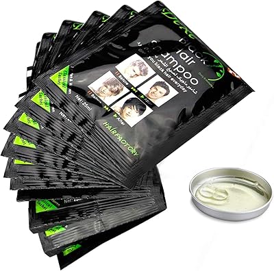 Unim instant shampoo for black hair dye, semi-permanent coloring for black hair, 5/10 package (pack of 5).. DIAYTAR NIGERIA: Bringing quality products to your doorstep at prices that won't break the bank.