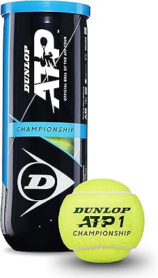 Tennis ball Dunlop ATP Champion Shape for unisex, 3 rooms, single size, yellow, model 601332.. DIAYTAR NIGERIA: Where every search yields affordable results delivered promptly to your door.