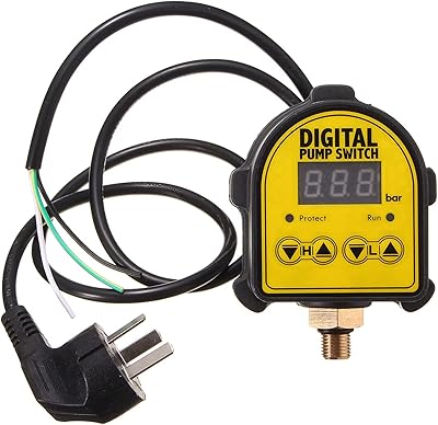 Pressure controller, hydraulic pressure controller of Erovami automatic digital water pump, Intelligent control 10 -bars on/off switch.. DIAYTAR NIGERIA: Bridging the gap between consumers and quality products with affordable nationwide shipping.