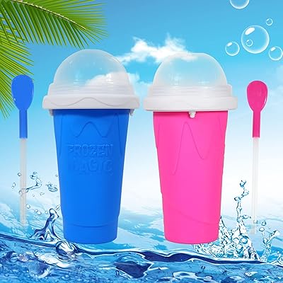 Cup to be pressed for granite machine, frozen pressing cup, homemade smoothie cup, cola or juice (red + blue).. Discover shopping reimagined with DIAYTAR NIGERIA's extensive catalog and 5-8 day delivery service.