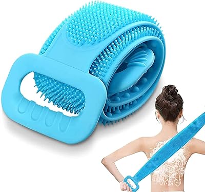 Silicone shower brush Body brush improved silicone 2023 for men and women.. No more overpriced stores — DIAYTAR Nigeria brings the best to your door.