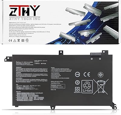ZDTHY 42Wh B31N1732 replacement laptop battery for Asus VivoBook S14 S430FA S430FN S430UA S430uf S430UN X430FA X430FN 00.. DIAYTAR NIGERIA brings the nation's largest product catalog to your doorstep at prices you'll appreciate.