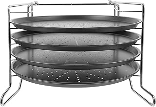 12 -inch yarno pizza plate with slits, non -stick carbon steel pizza plate for oven cooking supplies.. Order today, receive in days — DIAYTAR Nigeria makes it possible.