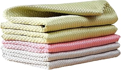 Boojoy microfiber cleaning rags for windows, mirrors and stainless steel, non -stuffed and stains, super absorption of water, pack of 5.. Experience the power of choice with DIAYTAR NIGERIA's extensive catalog and reliable delivery service.