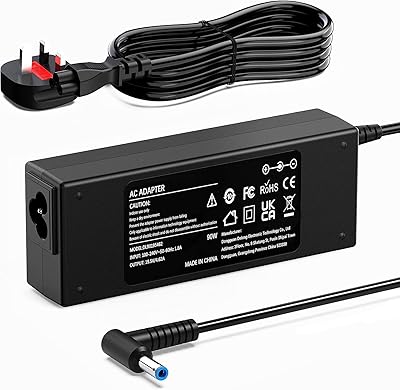 NTECH 90W Laptop charger for HP 250-G7 250-G6 G5 G4 350-G2, EliteBook 820 830 840 850, ProBook 430 440 450 G3 G5 G5 G6 G7 G7, HP Chromebook 11/14 Compatible with 65W/45W AC adapter 4.5x3mm power supply.. DIAYTAR NIGERIA stands as your affordable shopping ally with nationwide delivery in just 5-8 days.