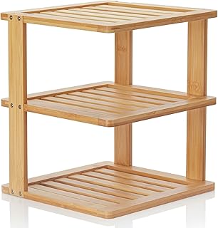 Berryland bamboo corner shelf organizer of kitchen cabinets in.. Affordable luxury and fast service — only on DIAYTAR Nigeria.