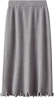 Jromz long winter skirt Women Gland hem skirt knitted color plain color skirt right women elegant women skirt for women for women comfortable fabric.. DIAYTAR NIGERIA: Connecting Nigerians with their needs through our affordable and diverse marketplace.