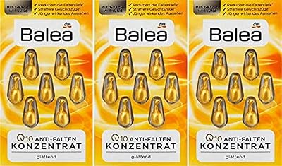 Balea concentrated anti -wrinkle Q10 - pack of 3 x 7 capsules (for 21 uses).. Discover shopping made effortless with DIAYTAR NIGERIA's comprehensive platform and quick shipping.