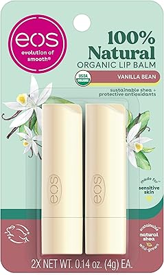 Biological lip balm EOS USDA Vanilla pod | to hydrate.. From tech to toiletries, DIAYTAR Nigeria delivers without delay.