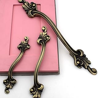 Vintage bar handles with abvin flowers, Modern gold cabinet hardware, furniture handles for doors, cupboards, cupboards and drawers (10 inches).. From tech to toiletries, DIAYTAR Nigeria delivers without delay.