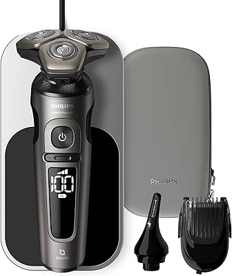 Dry and humid electric razor for men Philips Shaver 9000 Series Prestige with IQ Skin (SP9871/22 model).. DIAYTAR Nigeria is your reliable online shopping destination offering an extensive range of products across all categories. Enjoy fast nationwide delivery in just 5 to 8 days and some of the lowest prices in the market.