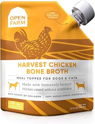 Open farm harvest chicken bone for dogs and cats 12 fl oz.. Shop the future with DIAYTAR NIGERIA - thousands of products, unbeatable prices, delivery within a week.