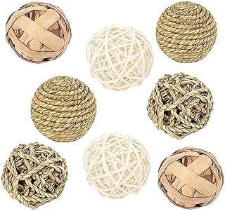 Playball balls for small animals, 8 pieces, chewing and swallowing activity toys for guinea pigs, rabbits, heila, hamsters (grass ball).. Shop with ease at DIAYTAR NIGERIA and enjoy our extensive product range delivered at affordable rates.