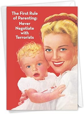 Smack PMD16 Talking bubbles for Mother's Day, 0230 First parental rule for Mother's Day, humorous card 1 card and envelope for Mother's Day (SKU: 0230).. DIAYTAR NIGERIA connects you with thousands of products at competitive prices, delivered within a week.