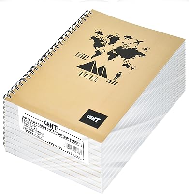 Set of 10 SPIRAL SPIRAL SPIRALS Lite, single line, 10 x 8 inches (25.4 x 20.32 cm) 100 sheets - Linb1081805s.. DIAYTAR NIGERIA: Your gateway to affordable shopping with thousands of products delivered nationwide.