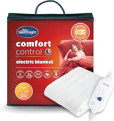 Silent Night Comfort Control - Double, White electric cover.. DIAYTAR NIGERIA puts thousands of products at your fingertips with affordable prices and delivery within a week.