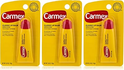 Carmex Medical Classic 1 gram lip balm tube, 3 pieces (1.. DIAYTAR Nigeria: trusted by thousands for fast, reliable delivery.