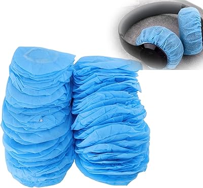 Disposable listening covers not woven, stretchy, anti-dust, healthy, anti-dust, 100 parts (blue, diameter 11 cm).. Discover the perfect balance of price and convenience with DIAYTAR NIGERIA's nationwide e-commerce platform.