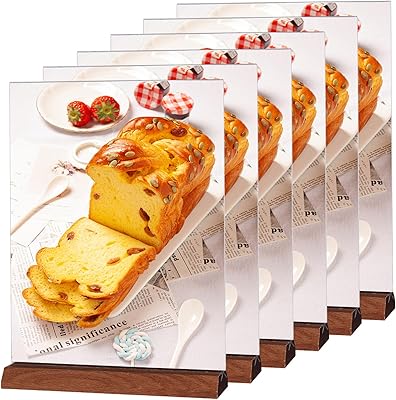 Soyi A4 acrylic panel supports (6) Transparent plastic table package, Double-sided T-shaped menu support, restaurant carrier for restaurants, hotel, company.. Shop like never before with DIAYTAR NIGERIA's comprehensive marketplace and budget-friendly shipping.