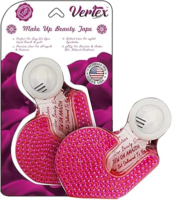 Makeup tape for eyeshadows - Sweet cosmetic ribbon for skin that remains in place when applying eye makeup, perfect for eyeshadows with firm outfit, winged eyeliner and clean lines.. Need something fast? Order it now from DIAYTAR Nigeria.