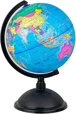 Map of the World Rotative World Queens® 20 cm 8 inches perfect for children.. DIAYTAR NIGERIA: Your affordable shopping destination with thousands of products delivered in days.