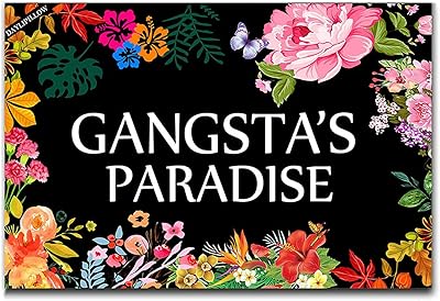 Gangsta Flower Paradise Design Porte Carpets Roommate Room For Interior and Outdoor for Bathroom Entrance Porte 23.6 "x 15.7".. DIAYTAR Nigeria delivers happiness in 5–8 days, no matter what you buy.