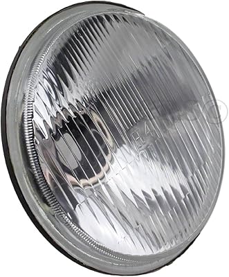 JC Performance H4 Lightwear Blice bulb of transparent and sealed replacement (Round black powder coating of 5 3/4 inch).. DIAYTAR NIGERIA: Where thousands of products meet affordable prices and reliable 5-8 day delivery.