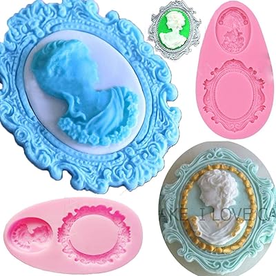 Aniana Lot of 2 silicone molds for sugar paste, oval photo frame, photo half-mirror, sugar paste cake mold, wedding cupcake decoration, set of 2.. Nigeria's most loved e-commerce platform delivers affordable shopping solutions to your doorstep.