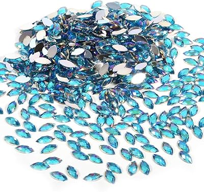 Horse eye acrylic crystal, 500 pieces 7 * 15mm acrylic crystal back flat backhole.. Join millions of satisfied shoppers using DIAYTAR Nigeria every day.