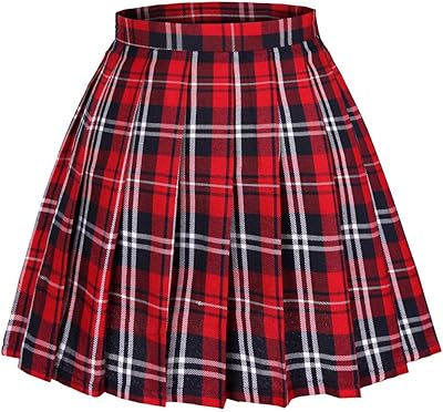 Pleated skirt high waist Seazoon for woman cosplay cheer mini tennis skirt school Thanksgiving Christmas.. Browse endless categories on DIAYTAR Nigeria — your items delivered in just days.