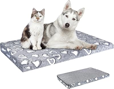 Vankean Reversible dog bed carpet (fresh and soft), elegant 122 cm dog cage, waterproof lining, machine washable machine, bed for small dog and cat up to 110 kg, light gray.. Your digital marketplace solution, DIAYTAR NIGERIA delivers quality and value within the week.