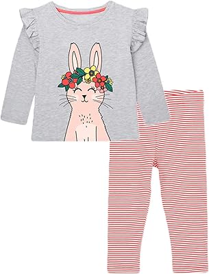 Cute set of long-sleeved clothes, t-shirt and pants for little girls and boys.. Experience shopping satisfaction with DIAYTAR NIGERIA's vast selection and nationwide delivery service.