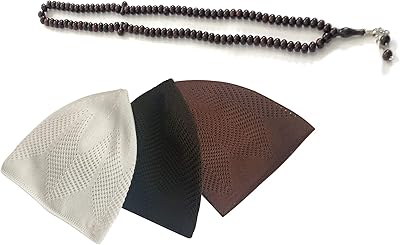 Baykul Korean hats for Muslim men, 3 Ramadan gift pieces - Islamic skull hat.. DIAYTAR NIGERIA makes quality accessible to all with our affordable prices and quick delivery service.