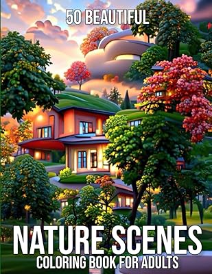 50 Magnificent Coloring Books of Nature Scenes for Adults: Incredible Book Book.. DIAYTAR NIGERIA: Where every shopping need is met with affordable prices and reliable 5-8 day delivery.