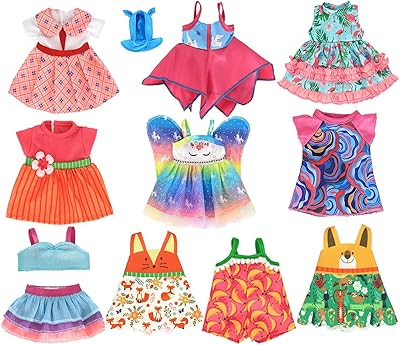10 sets of Ibuddy doll clothes for 10 inch dolls, 12 to 14 inch dolls (fashion sets).. DIAYTAR NIGERIA combines affordability with convenience, delivering your purchases within 5-8 days.