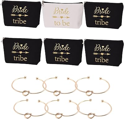 12 plays of young girls' life gifts for prenuptial festivals and bridesmaids - includes 1 white makeup kit, 5 black makeup kits of the bride tribe and 6 knot bracelets in pink gold.. Shop electronics, clothes, and everything in between on DIAYTAR Nigeria.