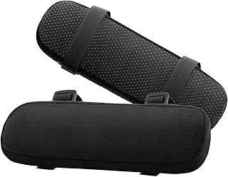 MOKOO COSSINES D'AMBOIR DE CHAIRE DE BOGHT CHAIRE, Flexible memory foam elbow - Universal chair covers to relieve the pressure on the elbows and the forearms - black (2 rooms).. Experience the ease of modern shopping with DIAYTAR NIGERIA's comprehensive platform and quick delivery.