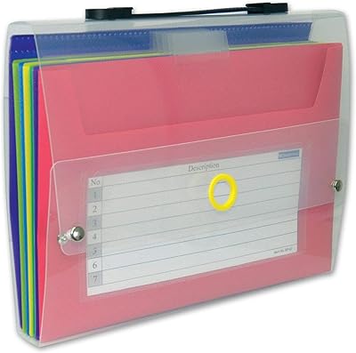 FIS sliding filing cabinet with 7 pockets, transparent ribbon blanket, colored pockets - FSPG1314.. DIAYTAR NIGERIA: Your trusted partner for affordable online shopping with reliable delivery timeframes.