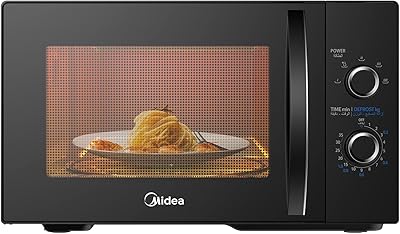 MIDEA SOLO MIDEA SOLRO MICROWER FOOL with 5 power levels, 800 watts, child safety, defrost function, 35-minute timer, quick heating, retractable door handle, ideal for house and desk, black, mm8p022kg-BK.. Experience shopping satisfaction with DIAYTAR NIGERIA's vast selection and budget-friendly delivery options.