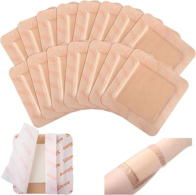 10 pieces of square silicone adhesive adhesive with on -board adhesive patches, waterproof and breathable shower patch (4x4 inch).. Experience hassle-free shopping with DIAYTAR NIGERIA's user-friendly platform and prompt delivery service.